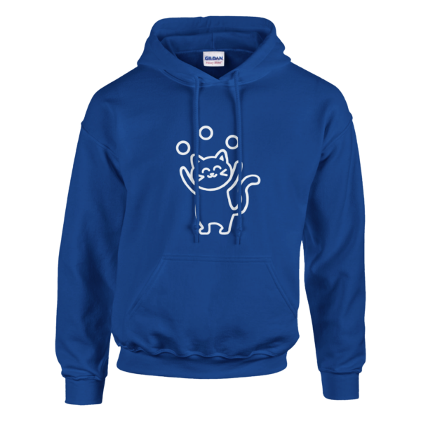 Happy juggling cat - Classic Unisex Pullover Hoodie