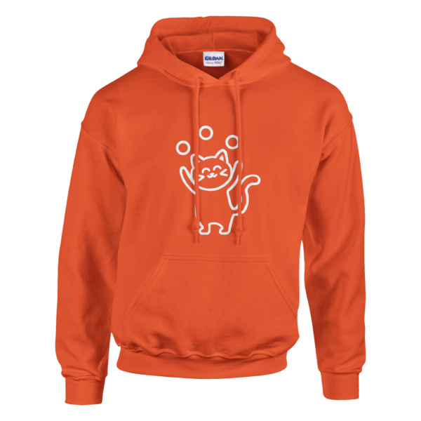 Happy juggling cat - Classic Unisex Pullover Hoodie - Image 6