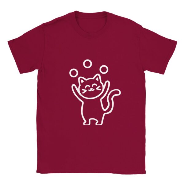 Cute juggling cat - Soft Classic Unisex Crewneck T-shirt - Image 13