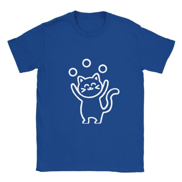 Cute juggling cat - Soft Classic Unisex Crewneck T-shirt - Image 8