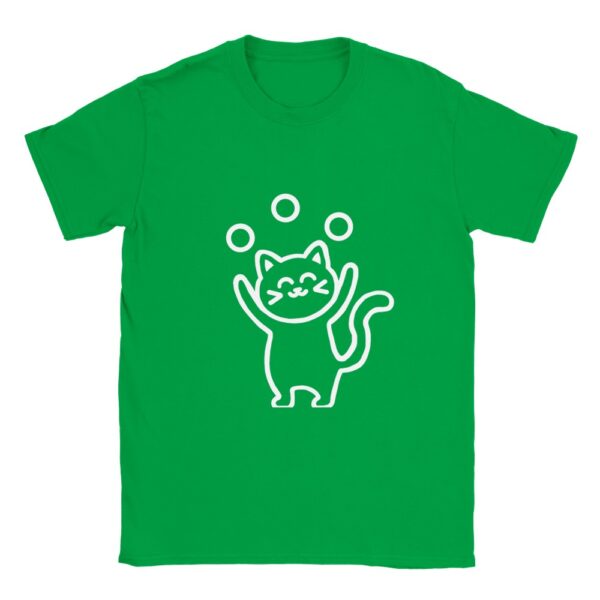 Cute juggling cat - Soft Classic Unisex Crewneck T-shirt - Image 7