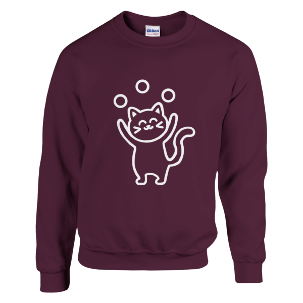 Juggling Cat - Unisex Crewneck Sweatshirt