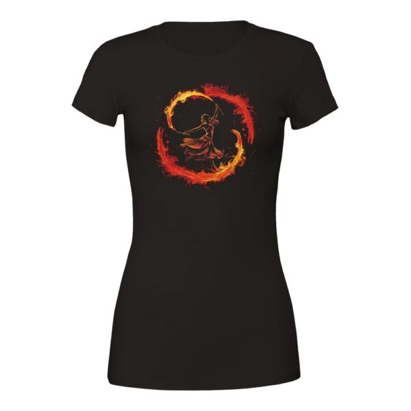 Firedance - 100 % cotton Premium Womens Crewneck T-shirt - Image 2